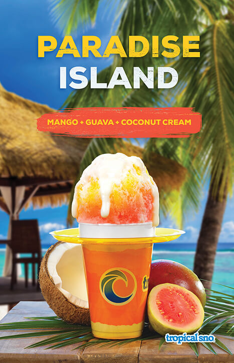 paradise island shaved ice